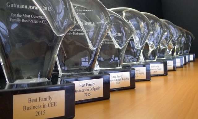 Gutmann-díj a régió legkiválóbb családi vállalatai számára