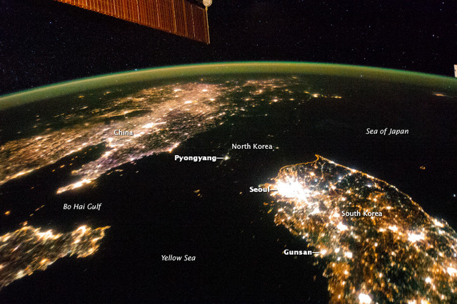 Egy fekete lyuk terpeszkedik Dél-Korea fölött