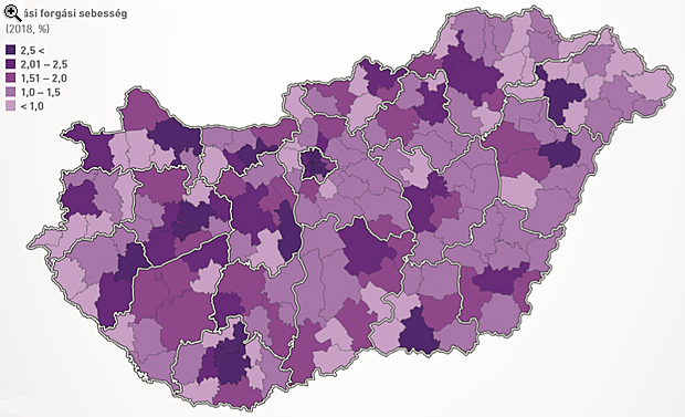 Térképen mutatjuk meg, hogy hol adják el a legtöbb lakást Magyarországon