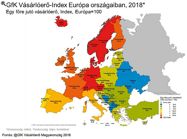 Növekszik a magyar vásárlóerő, de azért a lengyelek előttünk vannak